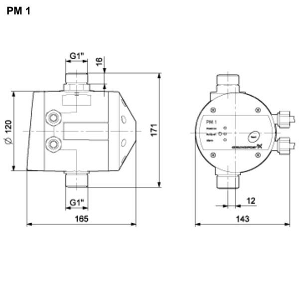 Grundfos PM1 96848722