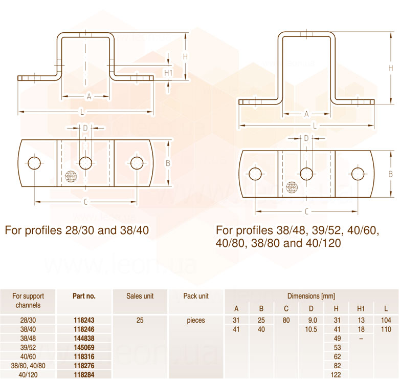 Mupro MPC седловые соединители
