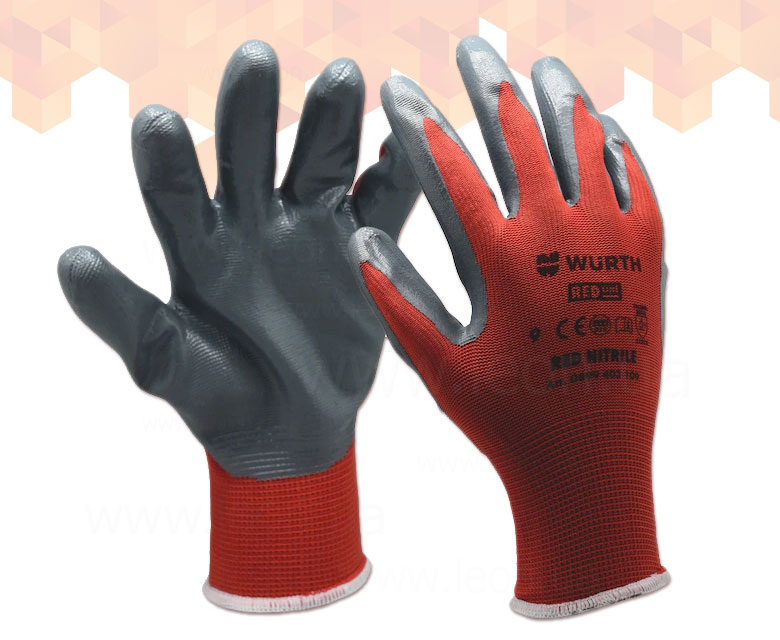 Wurth Red Nitrile
