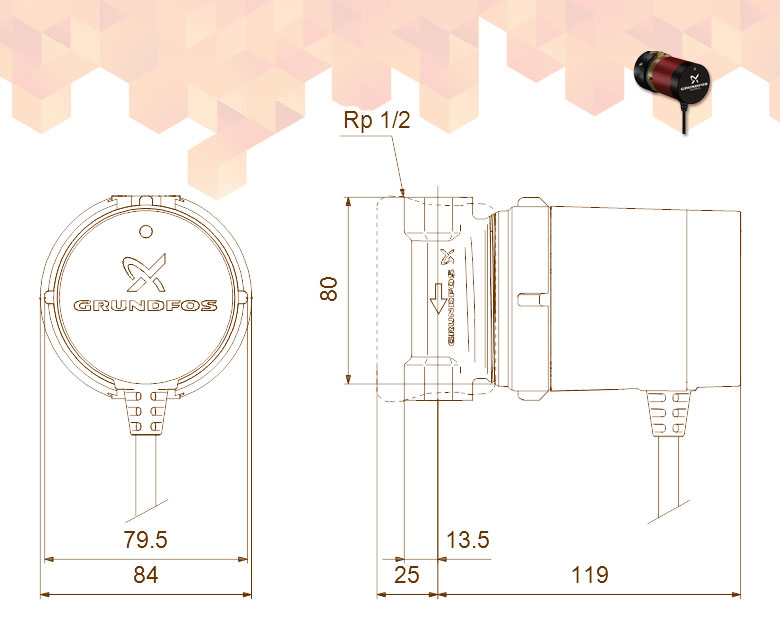 Grundfos Comfort 15-14 B PM