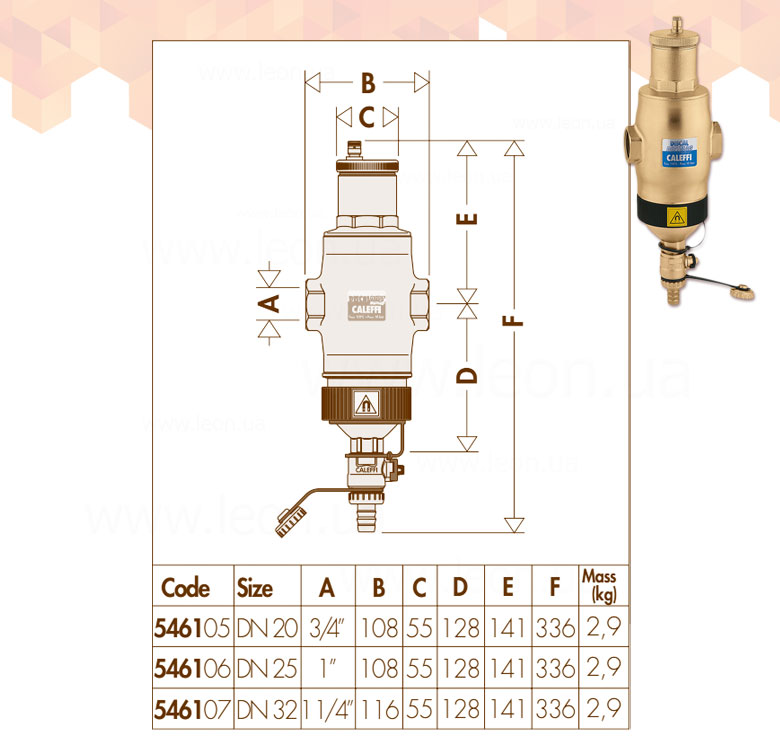 5461 Caleffi DiscalDirtmag