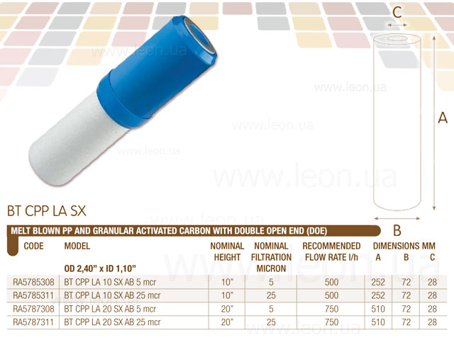 Atlas Filtri BT CPP LA AB SX