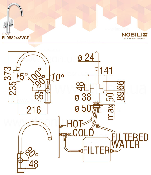 Nobili Flag FL96824/3VCR